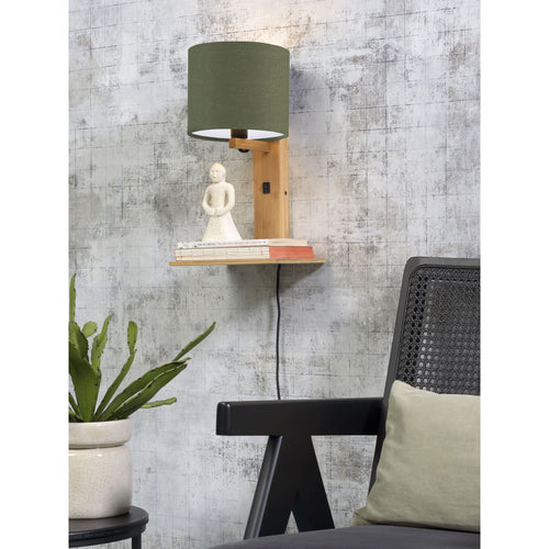 GOOD&MOJO wandlamp Andes - bruin - 19x24x36cm - vtwonen shop