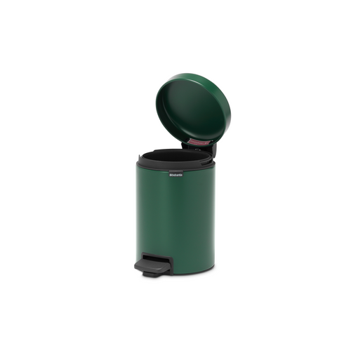 Brabantia NewIcon Pedaalemmer, 3 liter, kunststof binnenemmer - Pine Green