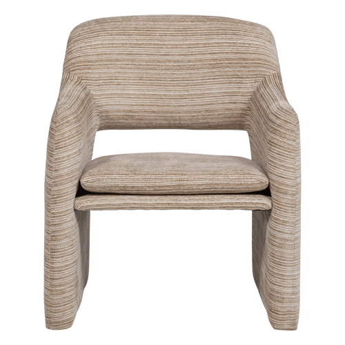 WOOOD fauteuil Lyric - Streep Dessin - Naturel - 81x70x65