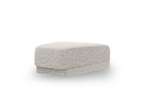 Micadoni Poef Miley structurele stof geld - 79x88x40cm