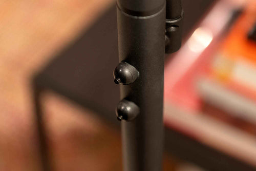 Artdelight vloerlamp Riva - 2 lichts - 45  x 180   cm - zwart - vtwonen shop