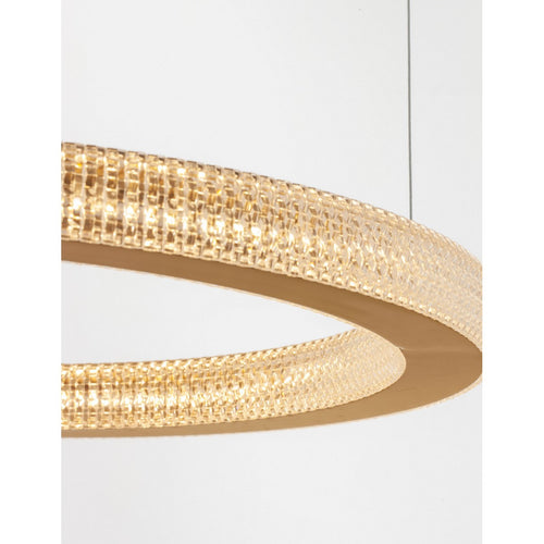 Merano Cincinnati Geïntegreerde LED Hanglamp Plafondlamp Antiek Goud Messing Aluminium LED 60W 3530Lm 3000K