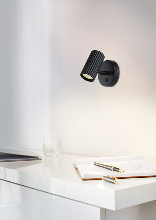 EGLO wandlamp Portillo - gu10 - 11 cm - zwart