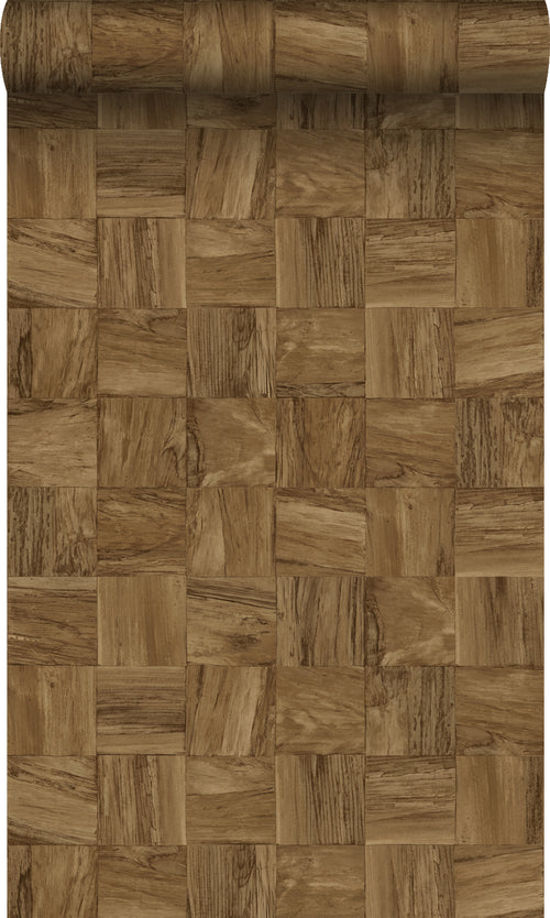 Origin Wallcoverings behang sloophout motief bruin - 50 x 900 cm - 347932 - vtwonen shop