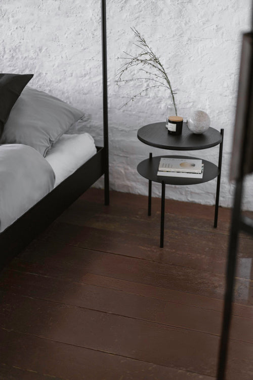 noo.ma TU Nachtkastje - Black Oak - vtwonen shop