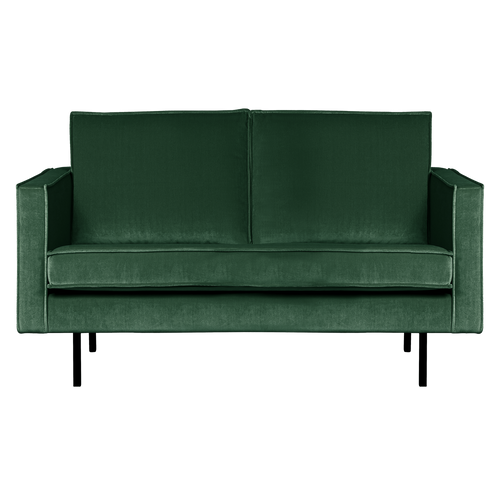 WOOOD 2-zits bank Rodeo - Velvet - Bosgroen - 85x150x86