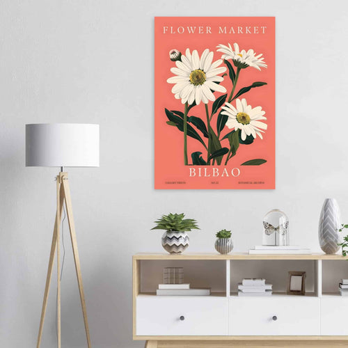 Artfulprints  Flower market - Bilbao   poster 70x100 cm - vtwonen shop