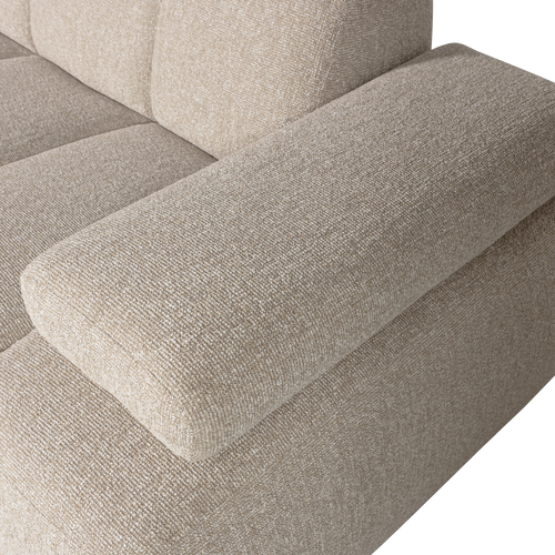 WOOOD chaise longue links Mojo - Bouclé - Beige Melange - vtwonen shop