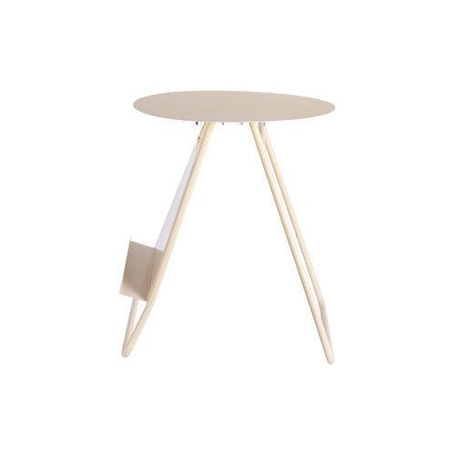 Leitmotiv bijzettafel Esencia - wit - Ø40cm