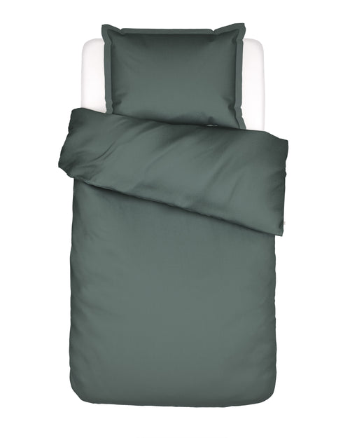 Essenza Aziza dekbedovertrek - Eenpersoons – 140x200/220 cm - Balsam green