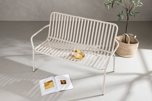 Rebellenclub Tuinbank Electra - 130 x 64 cm - Beige Ê - vtwonen shop
