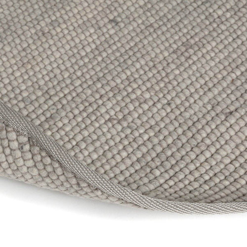 Interieur05 Rond Wollen Vloerkleed Lichtgrijs Vik - 200 x 200 cm - vtwonen shop