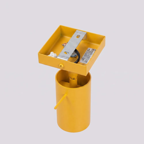 Sollux Lighting Wandlamp RING geel - 8x16x8cm