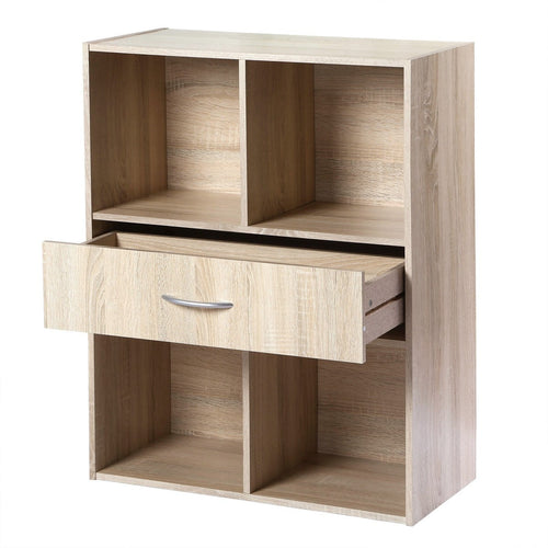 CALICOSY - Opbergplank met 4 compartimenten - 29,5x62x80 cm