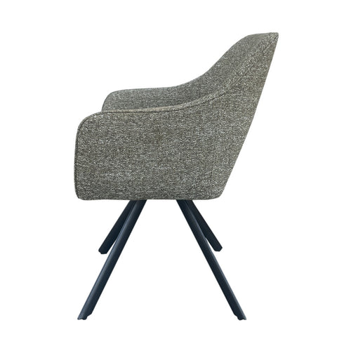 Livingfurn eetkamerstoel Helen Turtle - grijs - set van 2 - vtwonen shop