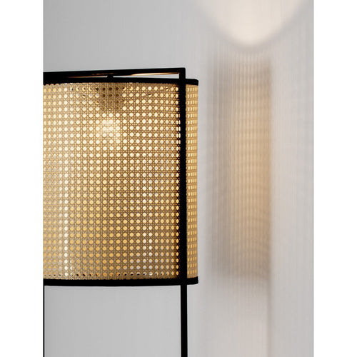 Nova Luce ERTO Vloerlamp Zandzwart E27 1x12W
