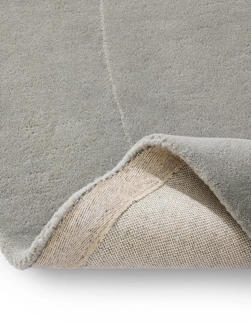 benuta wollen vloerkleed Shape - grijs - ø 200 cm