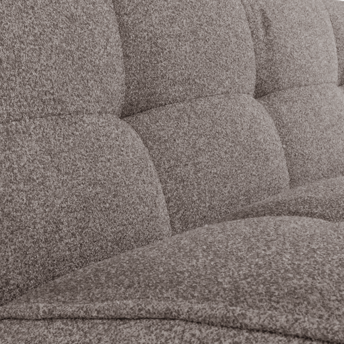 vtwonen 3-zits element Cluster - Bouclé - Middenbruin - 81x204x91