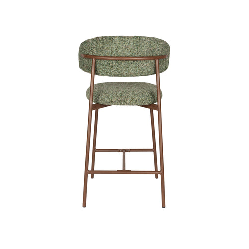 Housecraft Living Claes Barkrukken rugleuning 65 cm Groen - Set van 2