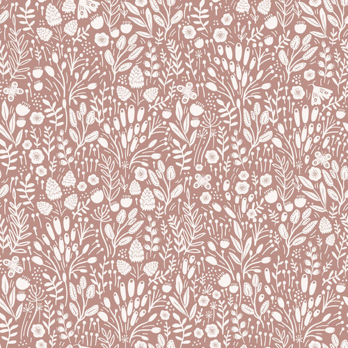 ESTAhome behang bloemetjes oudroze - 50 x 900 cm - 131255 - vtwonen shop
