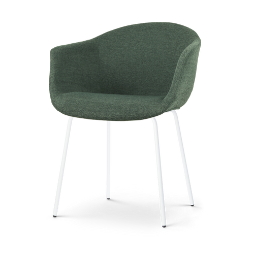 Nolon Nora-Otis Eetkamerstoel Donkergroen - met Armleuning - Zwart - vtwonen shop