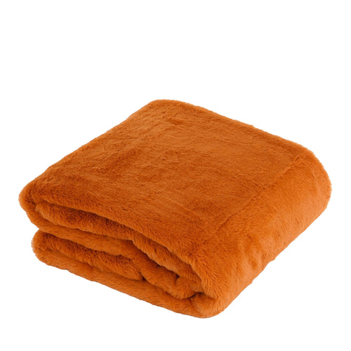 In The Mood Collection Bronte Fleece Deken - L200 x B150 cm - Oranje - vtwonen shop