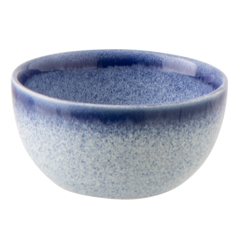 J-Line schaal Luna - keramiek - blauw - small - 2 stuks