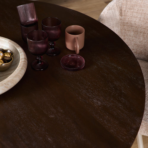 Starfurn  eettafel Madison - bruin - 130x130x76cm