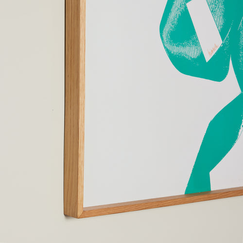 Hübsch lijst Studio - mdf/eikenhout/plexiglas - 52x5xh72cm - vtwonen shop