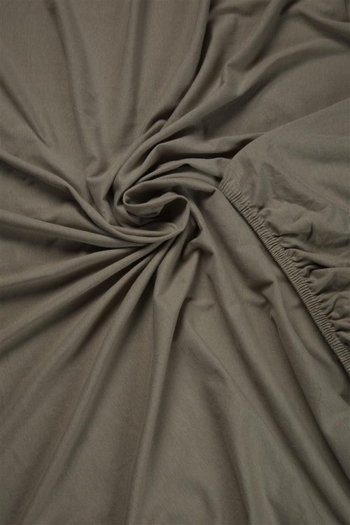 Beddinghouse topper hoeslaken BH Jersey TD - 180x200/220 cm - taupe - vtwonen shop