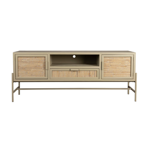 Dutchbone Yasu Dressoir Hout/ Metaal Beige - vtwonen shop