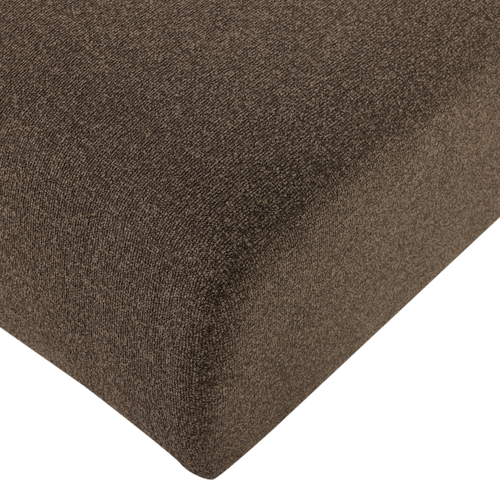WOOOD chaise longue bank links Mojo Base - Bouclé - Bruin - 74x112x162