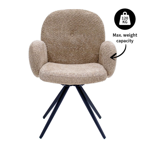 Kick draaistoel Raf - Beige