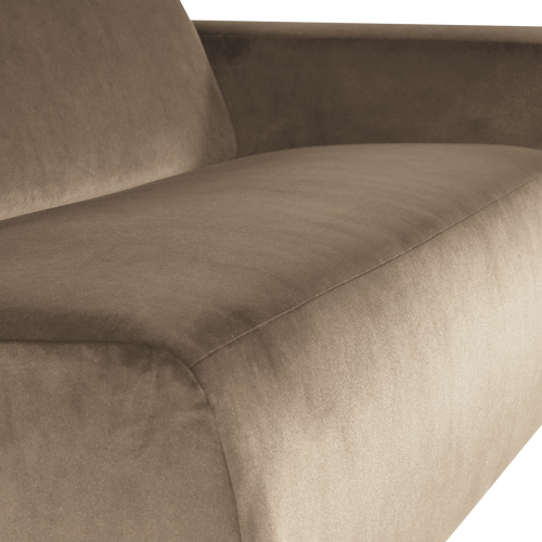WOOOD 1,5-zits bank arm rechts Mojo Base - Velvet - Khaki - 74x145x97