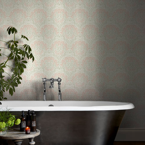 William Morris at Home Vliesbehang - Michaelmas Daisy Peony & Sage