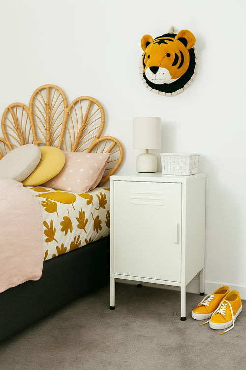 MaximaVida metalen lockerkastje Finn 52 x 40 x 67 cm ivoor - vtwonen shop