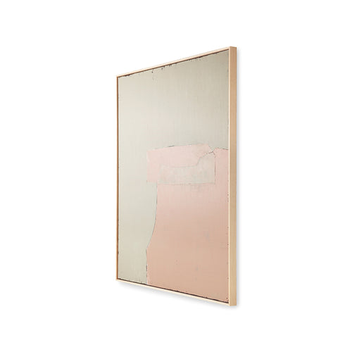 HKLIVING schilderij Abstract – olijf/roze – 100x120cm - vtwonen shop