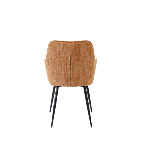 Housecraft Living Jez Eetkamerstoelen met armleuning Oranje - Set van 2 - vtwonen shop