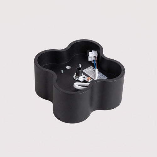 Sollux Lighting Plafondlamp OVIO 1 zwart Gx53 - 12x12x6cm