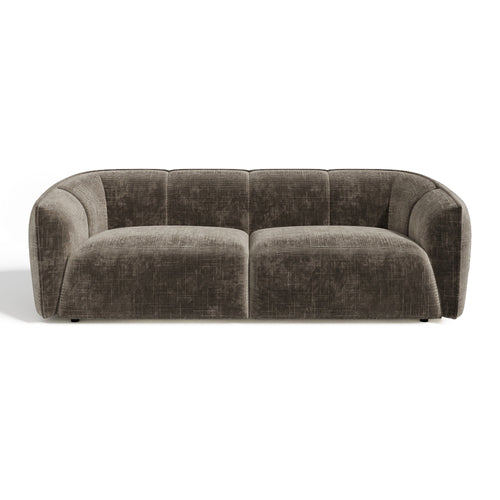 Sia Home - Rechte bank NAMI - Fluweel weefsel - Expresso bruin - 228cm - vtwonen shop