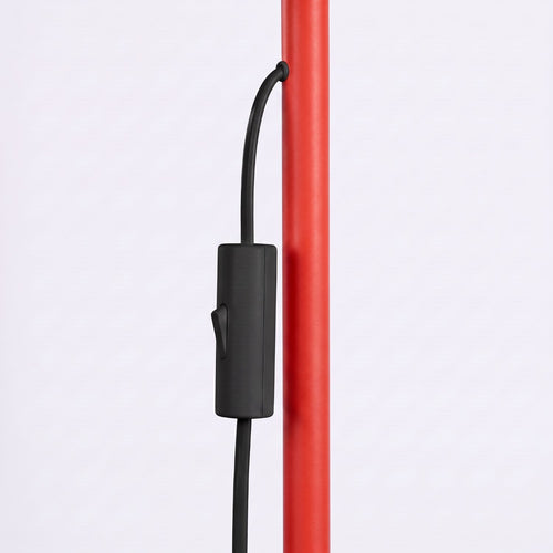 Sollux Lighting Vloerlamp RAYO 1 rood - 30x30x160cm