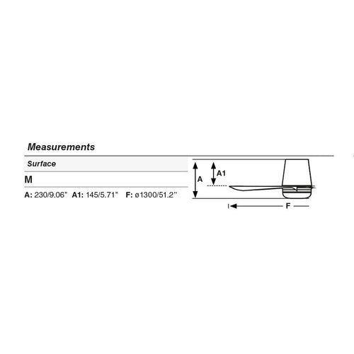 Faro Punt Tub Medium 3-blads matwit Tuya Smart System