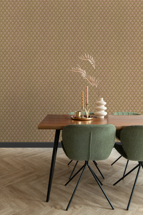 ESTAhome behang vintage bloemen groen - 50 x 900 cm - 131545 - vtwonen shop