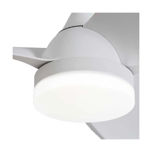 CristalRecord plafondventilator Bryan - 1 lichts - 92  x 38.5   cm - wit