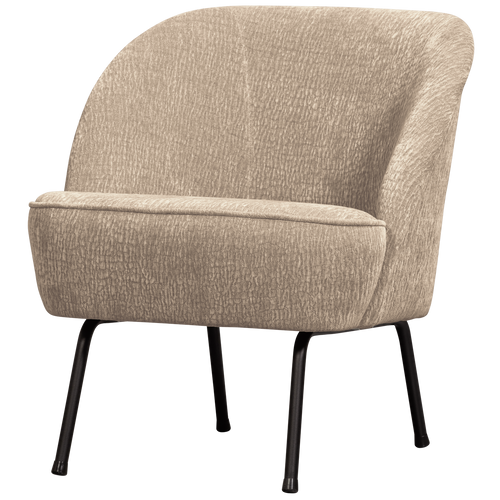 BePureHome fauteuil Vogue 3D - Chenille - Zand - 83x50x57 cm - vtwonen shop