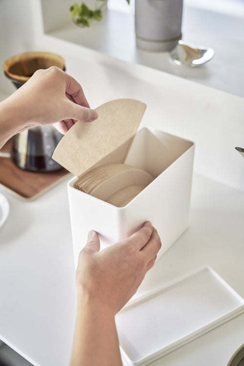 Yamazaki Koffiefilterhouder - Tower - Wit