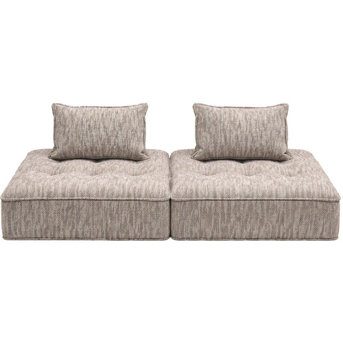 Kare Design Sofa Portofino 2-Zits grijs
