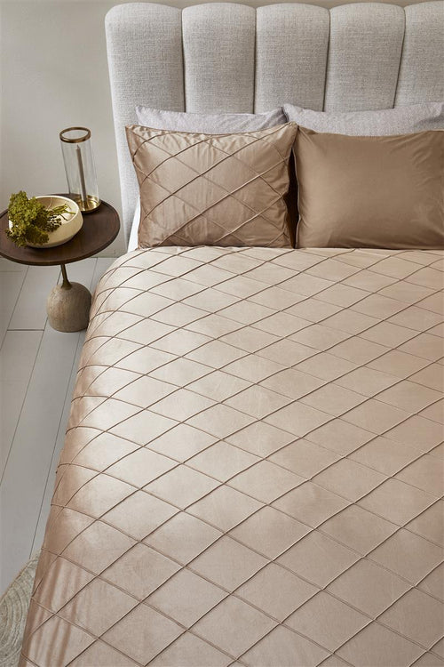 Riviera Maison dekbedovertrek Diamond - 240x200/220 cm - zand - vtwonen shop