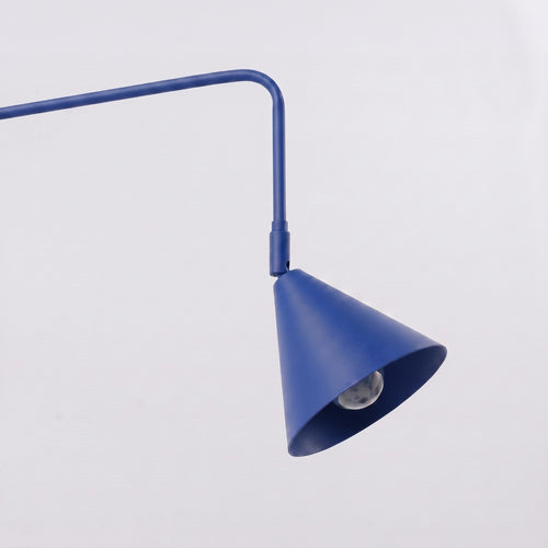 Sollux Lighting Wandlamp NOX 2 ultramarijn met schakelaar - 150x80x30cm