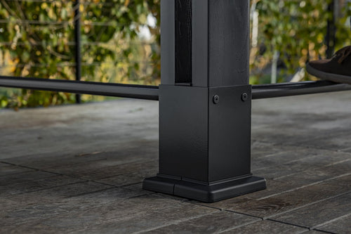 Keter Bar Gazebo - Buitenbar met overkapping - 200x230x238cm - Antraciet/Walnut - vtwonen shop